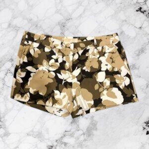 Michael Kors Flower Camo Print Stretch Shorts